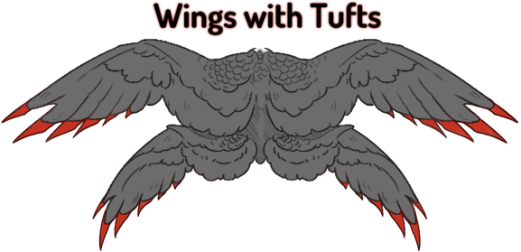 Tufted Wings